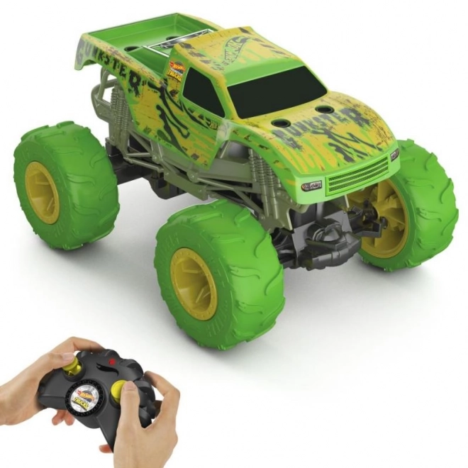 HW RC MONSTER TRUCKS GUNKSTER LUMINOS ÎN ÎNTUNERIC 1:15