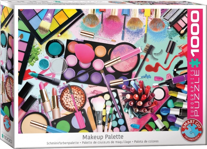 Puzzle Paleta de culori: Makeup 1000 bucăți