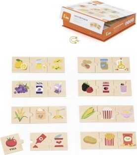 VIGA puzzle din lemn relațiile dintre natură și mâncare