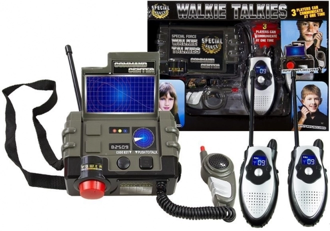 Set Walkie Talkie Bază Radio Comunicare