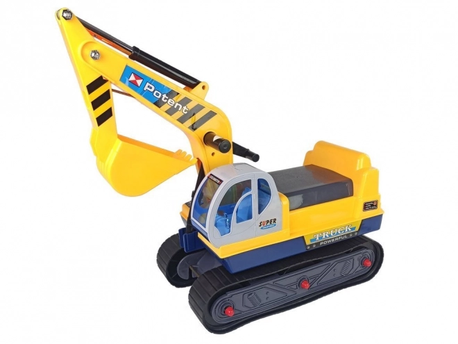 Buldozer pentru copii cu cască