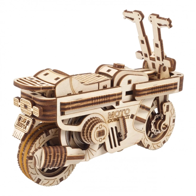 Puzzle 3D mecanic din lemn Ugears - Scuter pliabil