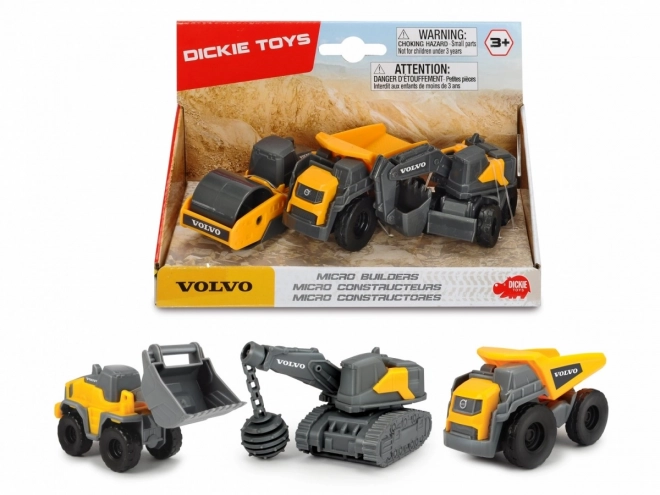 Set Volanțe, basculantă și excavator Volvo