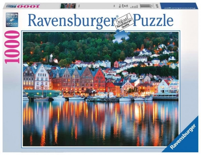 Puzzle Ravensburger Bergen Norvegia 1000 piese