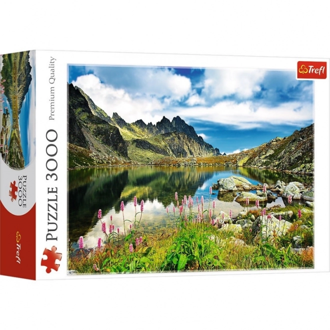 Puzzle 3000 de piese - Slovacia: Tatra, Lacul Staroleśniański