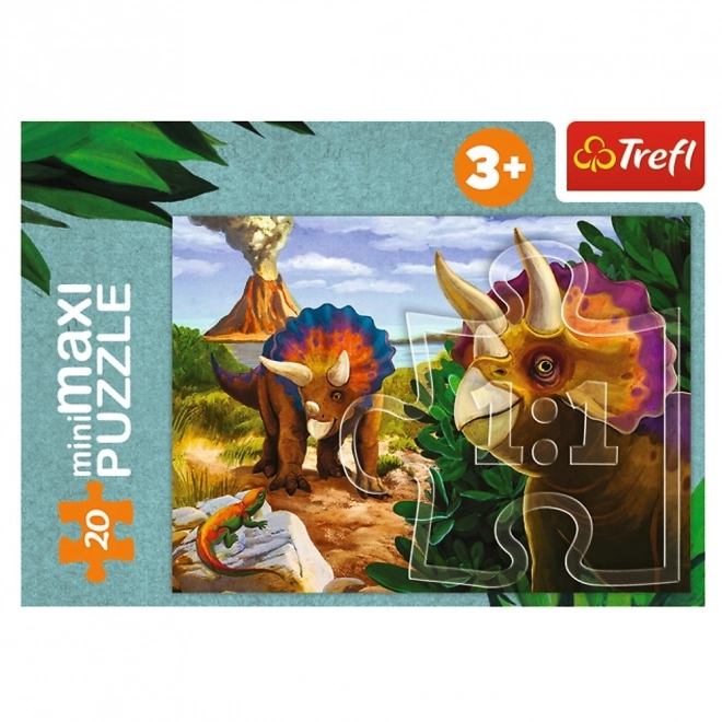 Puzzle Trefl dinozauri: Tyrannosaurus Rex