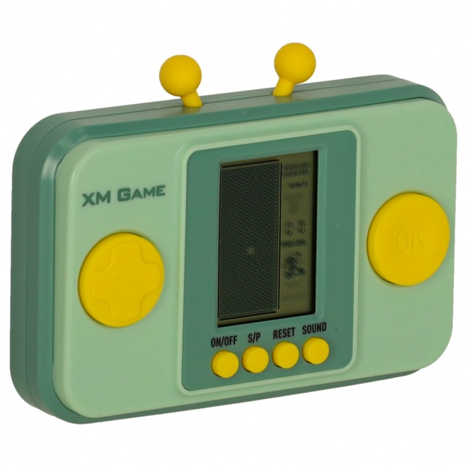 Consolă de jocuri portabilă de îndemânare verde