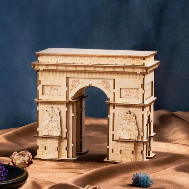 Puzzle 3D din lemn Arcul de Triumf