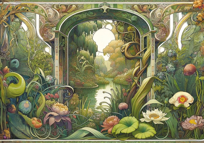Puzzle Grădina Uitată 500 piese