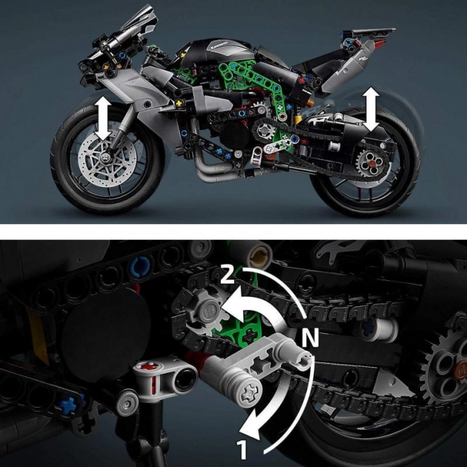 Motocicletă kawasaki ninja h2r LEGO Technic