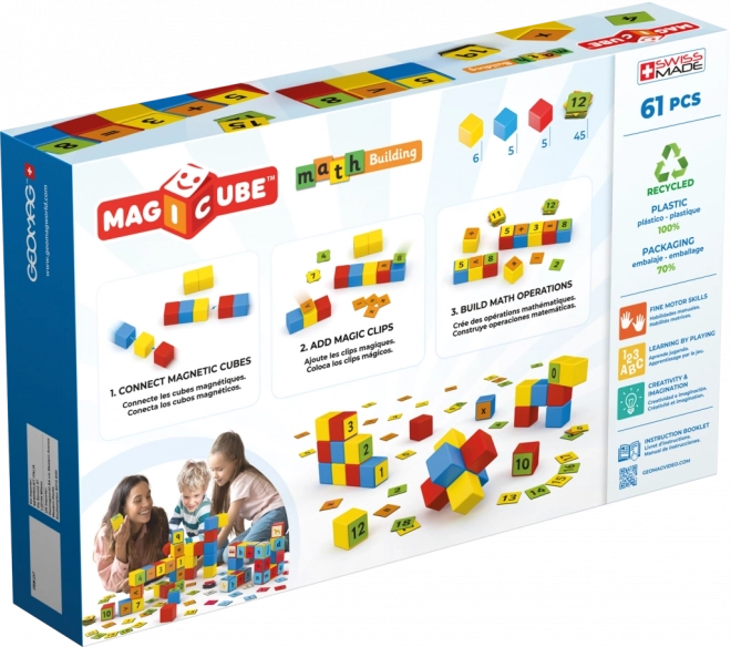 Blocuri Magnetice Geomag Magicube Matematică