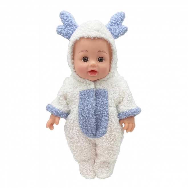 Lădiță Bebeluș Woopie în Costum de Ren cu Accesorii