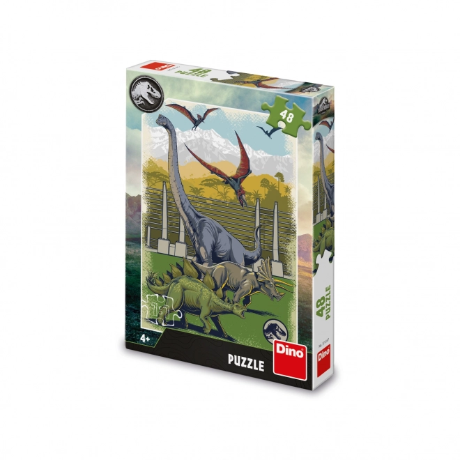 Puzzle Dino Jurassic World 48 piese