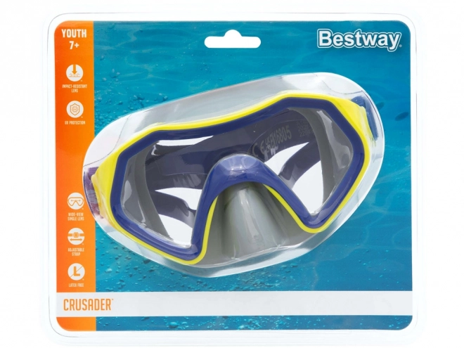 Masca de înot colorată pentru copii de la Bestway – Albastră