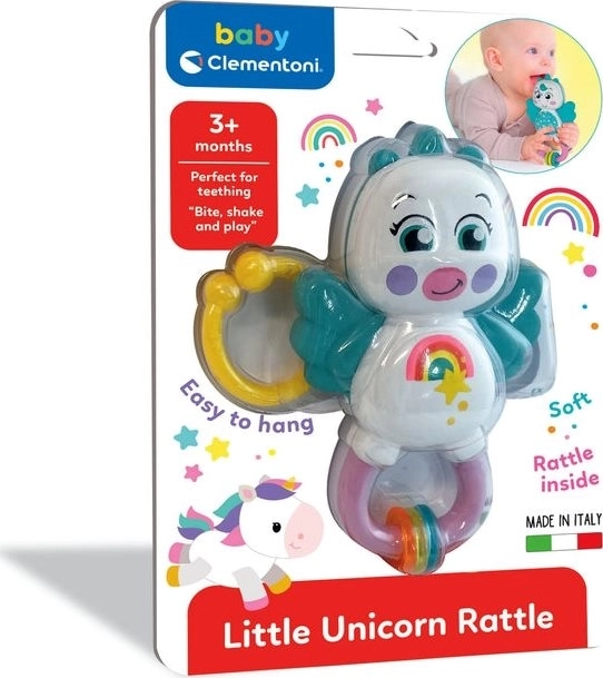 Clementoni Baby jucărie zornăitoare unicorn 2 în 1