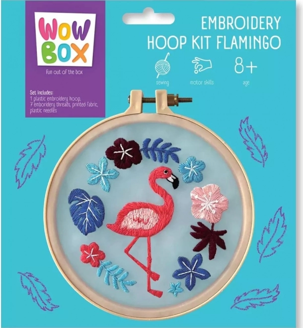 Set de broderie - Flamingo