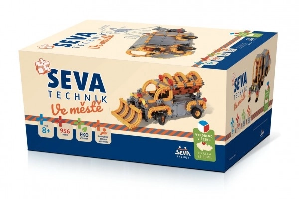 Set de construcție Seva Tehnic În oraș, 956 piese