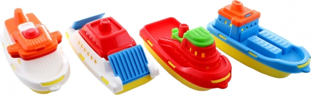 Bărcuță colorată din plastic pentru apă