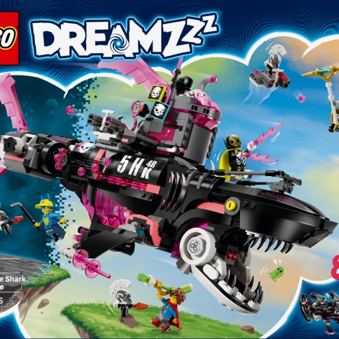Submarin rechin LEGO DREAMZzz din coșmaruri