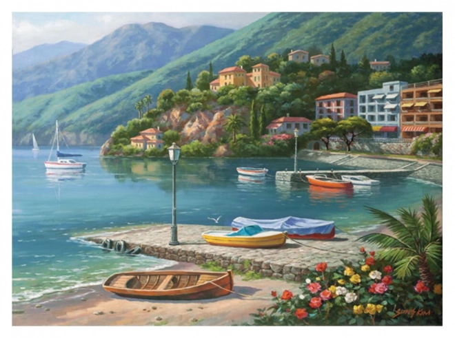 puzzle Anatolian port la Hillside 1000 piese