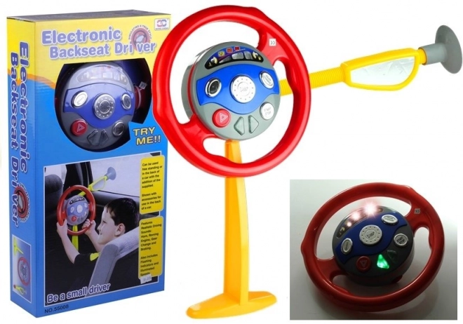 Volan joystick pentru copii cu efecte sonore