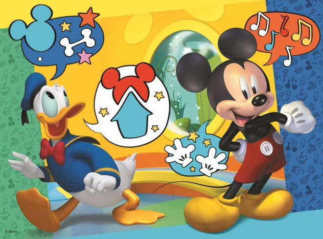 Puzzle Mickey Mouse și Donald Duck 30 piese