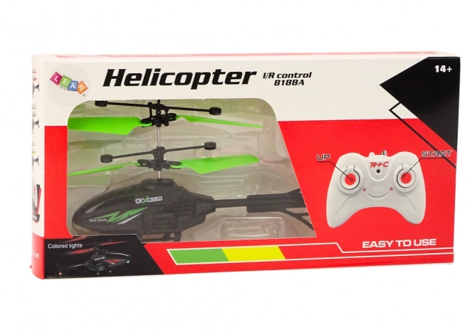Elicopter controlat de la distanță RC Giroscop – Verde