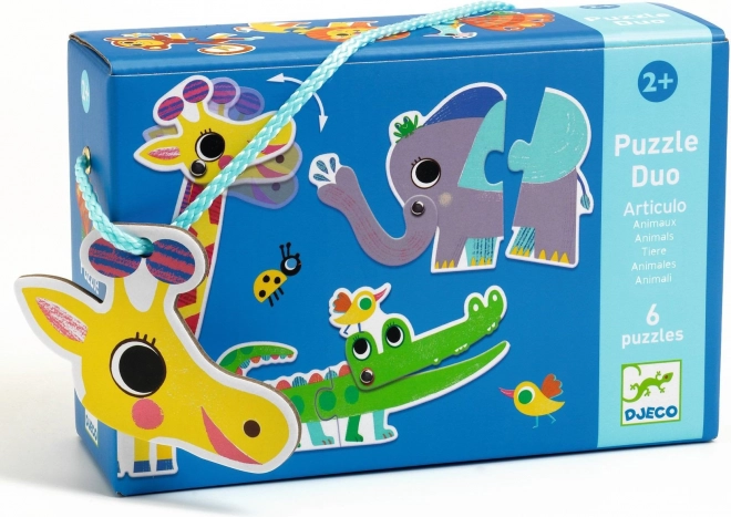 Puzzle duo animale DJECO