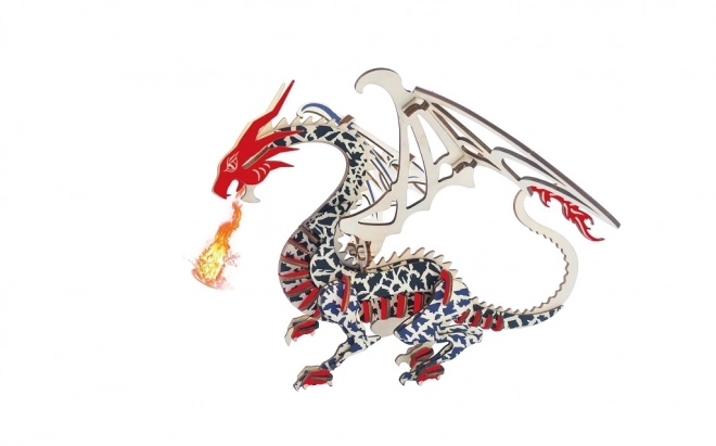 Puzzle 3D din lemn - Dragon