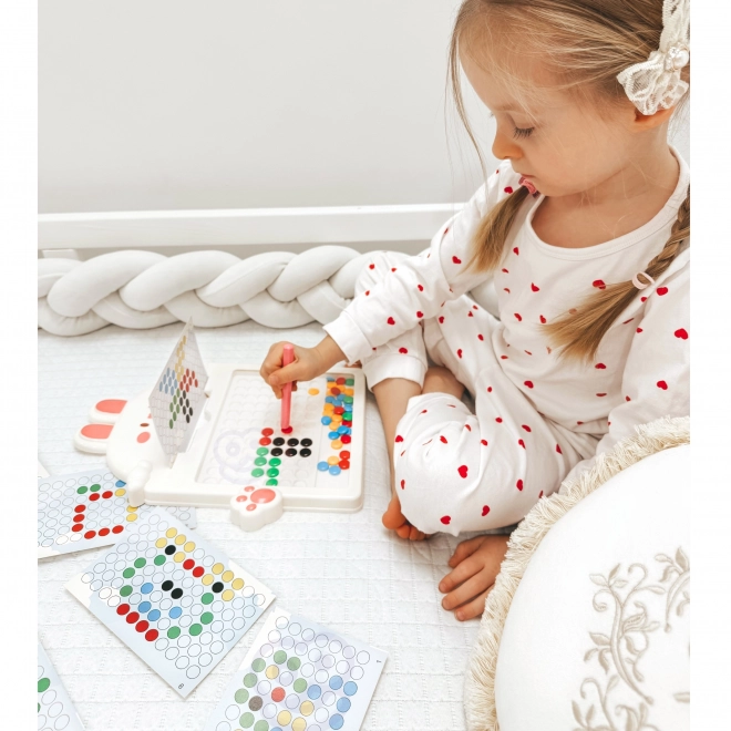 Tablă magnetică educativă WOOPIE Montessori MagPad Iepuraș