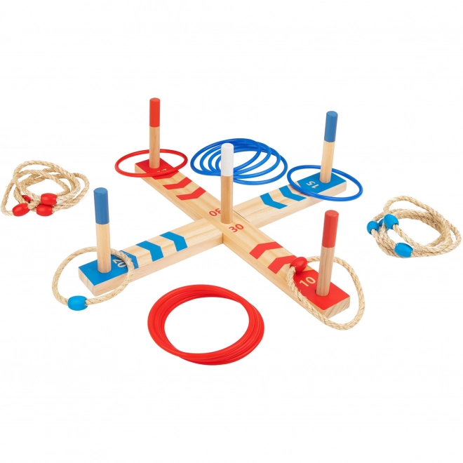 Joc de îndemânare din lemn Tooky Toy Ring Cross