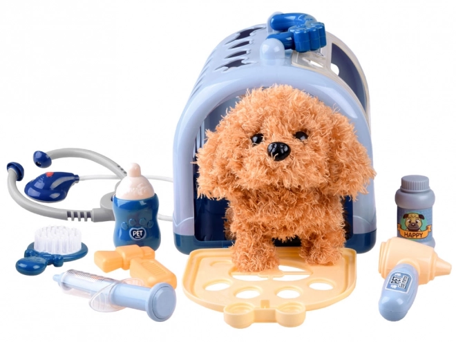 Set mic veterină interactiv cățeluș
