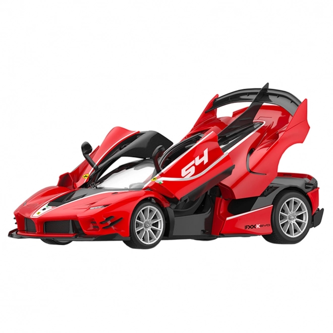 Mașină teleghidată Ferrari de la Rastar în set de asamblare, scară 1:18