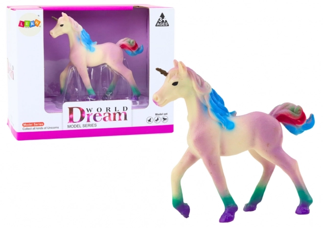 Figurină unicorn mov mic