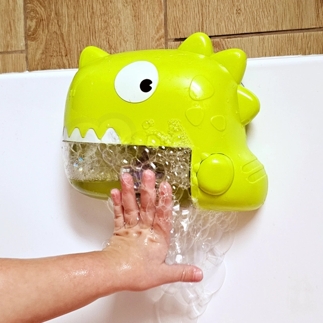 Jucărie de baie dinozaur pentru spumă verde