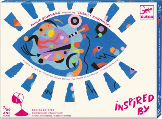 Activitate creativă cu nisipuri inspirată de Wassily Kandinsky