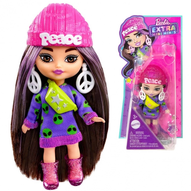 Păpușă Barbie Extra Mini Minis cu accesorii