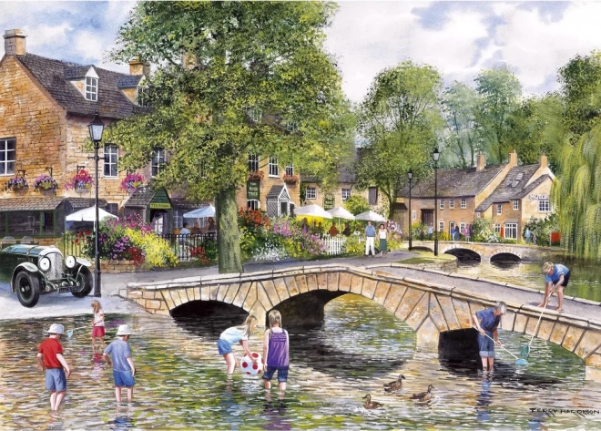 Puzzle Gibsons Bourton on the Water 1000 Piese