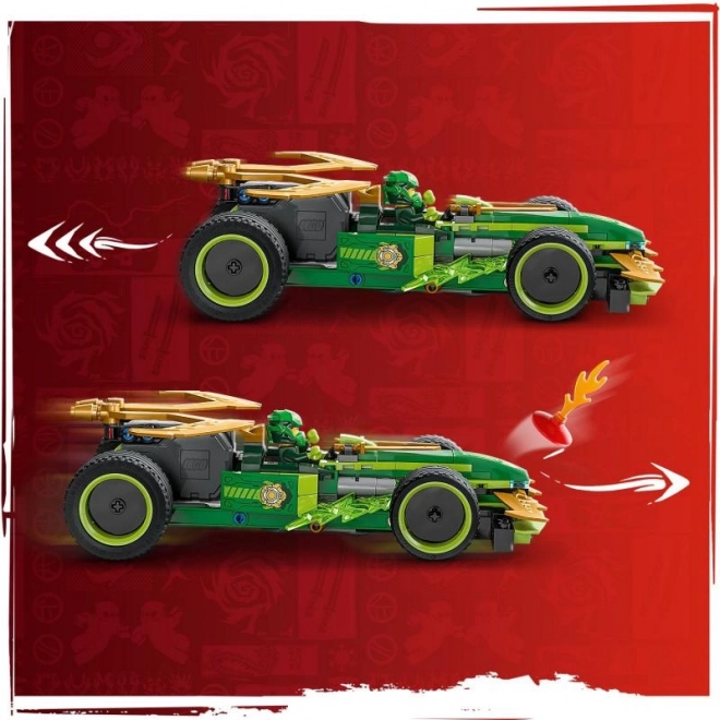 Lego Ninjago mașina de curse a lui Lloyd cu tracțiune pull-back