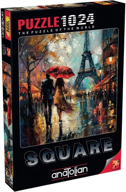 Puzzle pătrat Dragoste la Paris 1024 piese