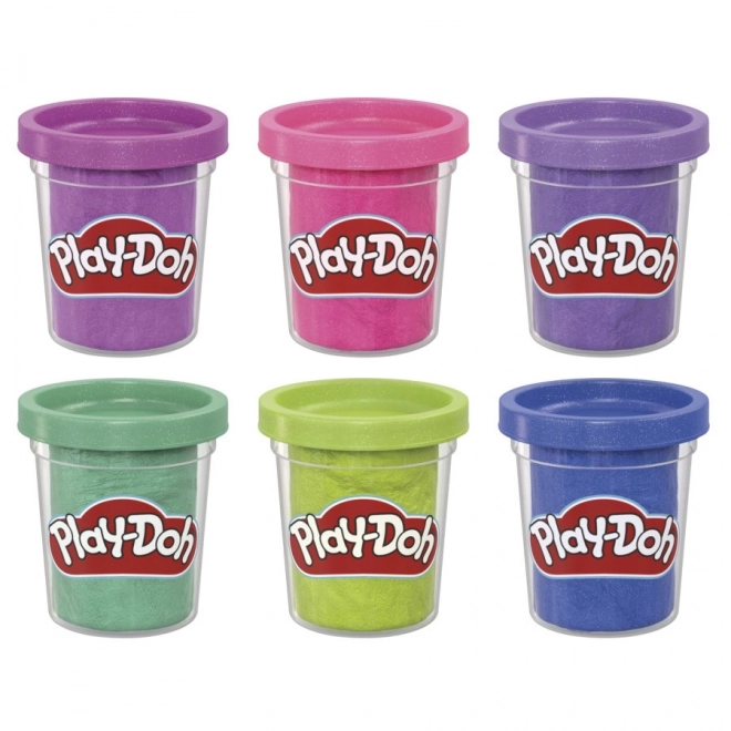 Set Play-Doh cu sclipici