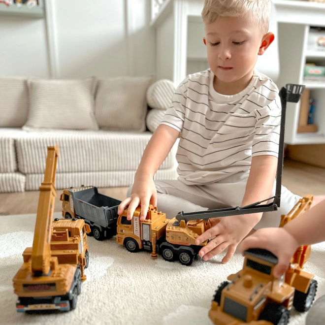 Set mare de mașini de construcții Woopie