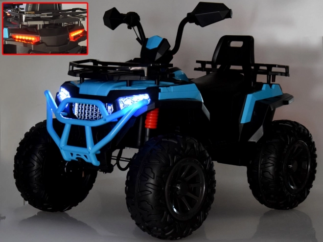 Mare ATV cu acumulator pentru copii 4x4 – Albastru