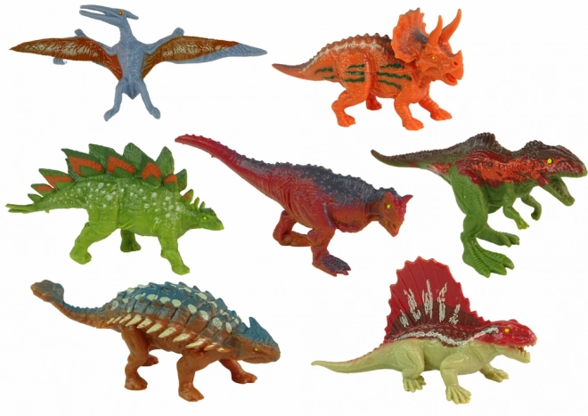 Set figurine dinozauri colorat 12 bucăți