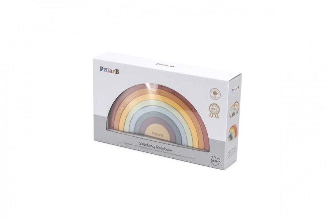 VIGA PolarB Puzzle Curcubeu Lemn Montessori