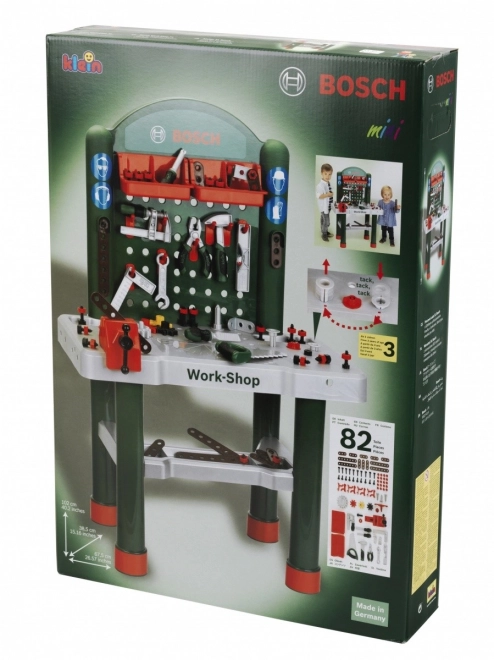 Atelier pentru copii Bosch cu 82 de piese
