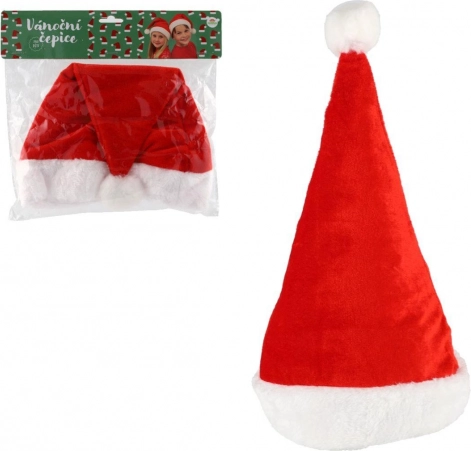 Căciulă de Crăciun pentru copii din material textil, diametru 25 cm