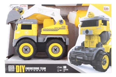 Excavator auto telecomandat cu șurubelniță