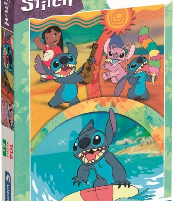 Puzzle Stitch și Prieteni 104 piese