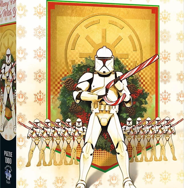 Puzzle Trefl Premium Plus Star Wars: Soldații Veseli Clonă 1000 de Piese